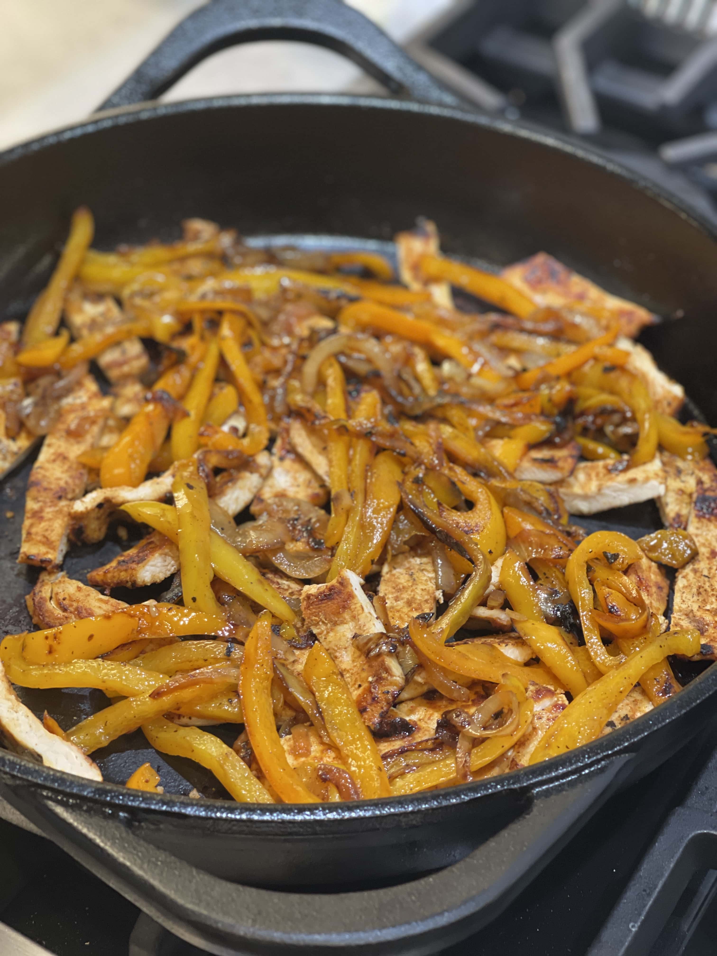 Restaurant Style Chicken Fajitas Sweet Savory and Steph