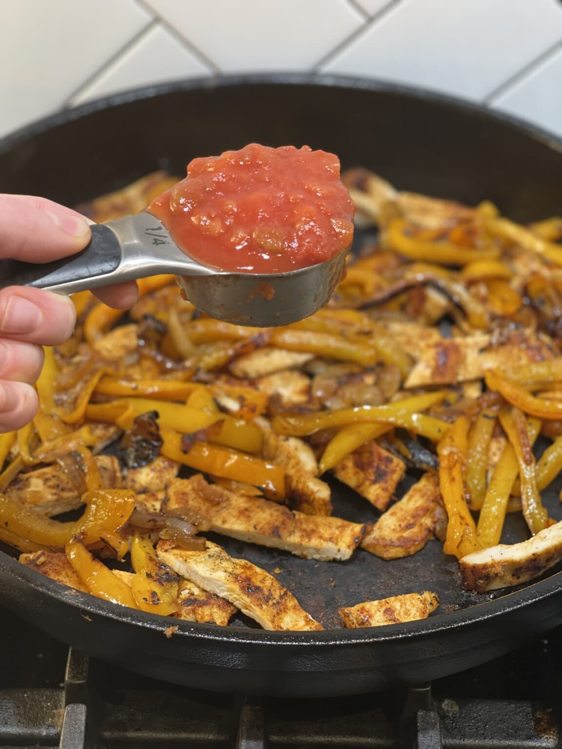 Restaurant Style Chicken Fajitas Sweet Savory and Steph