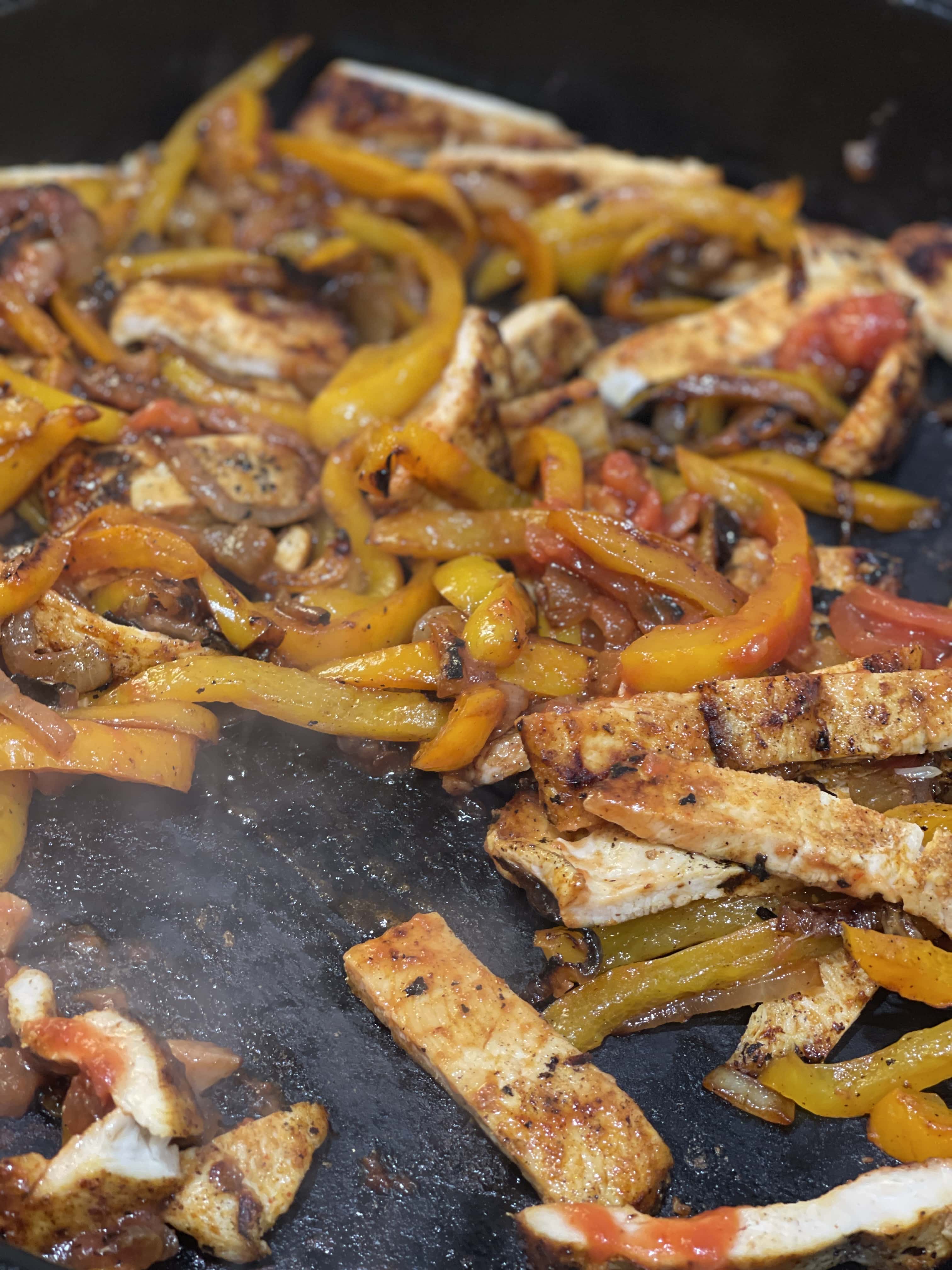 Restaurant Style Chicken Fajitas Sweet Savory and Steph