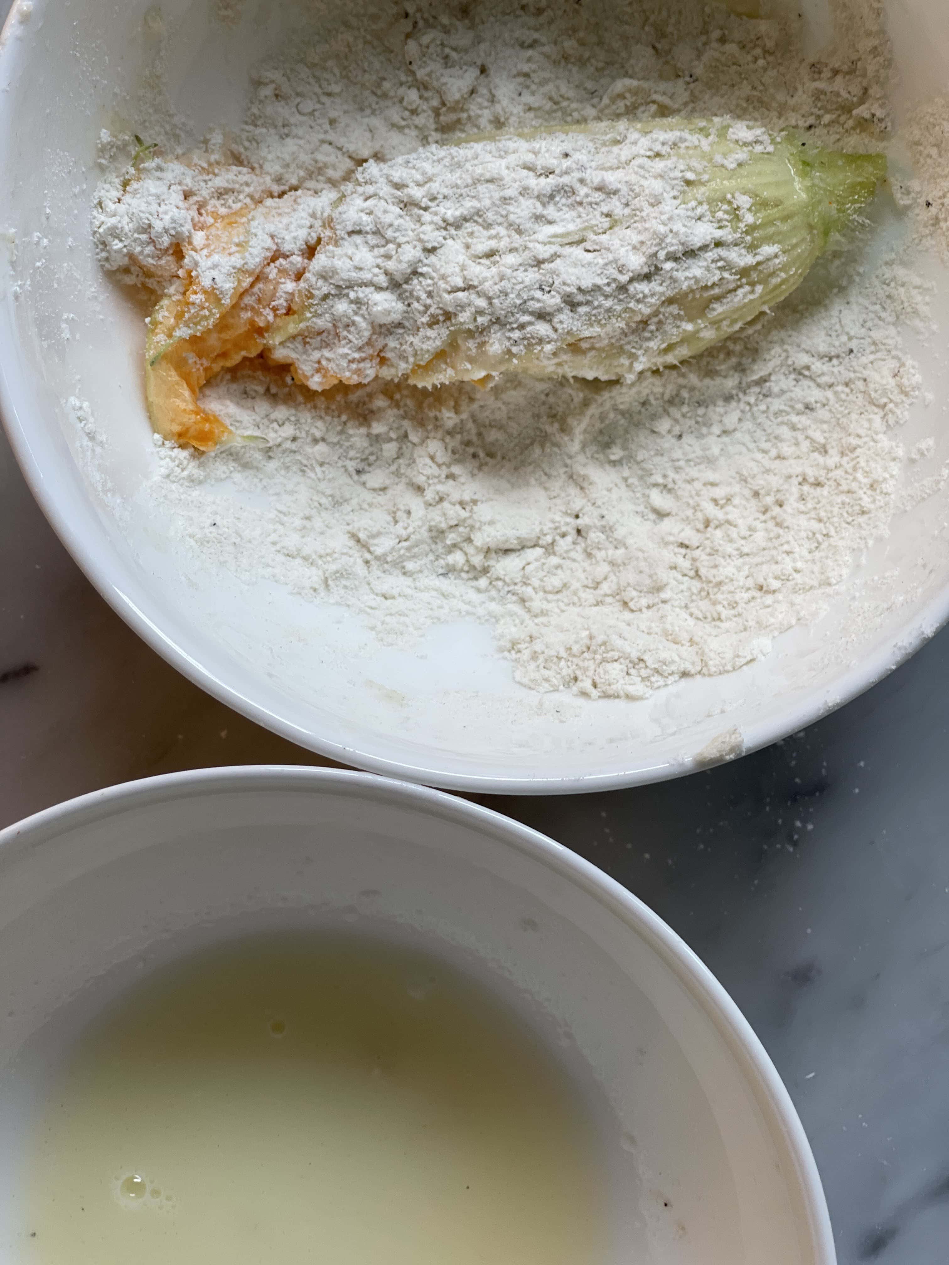 Air Fried Stuffed Zucchini Flowers Sweet Savory and Steph