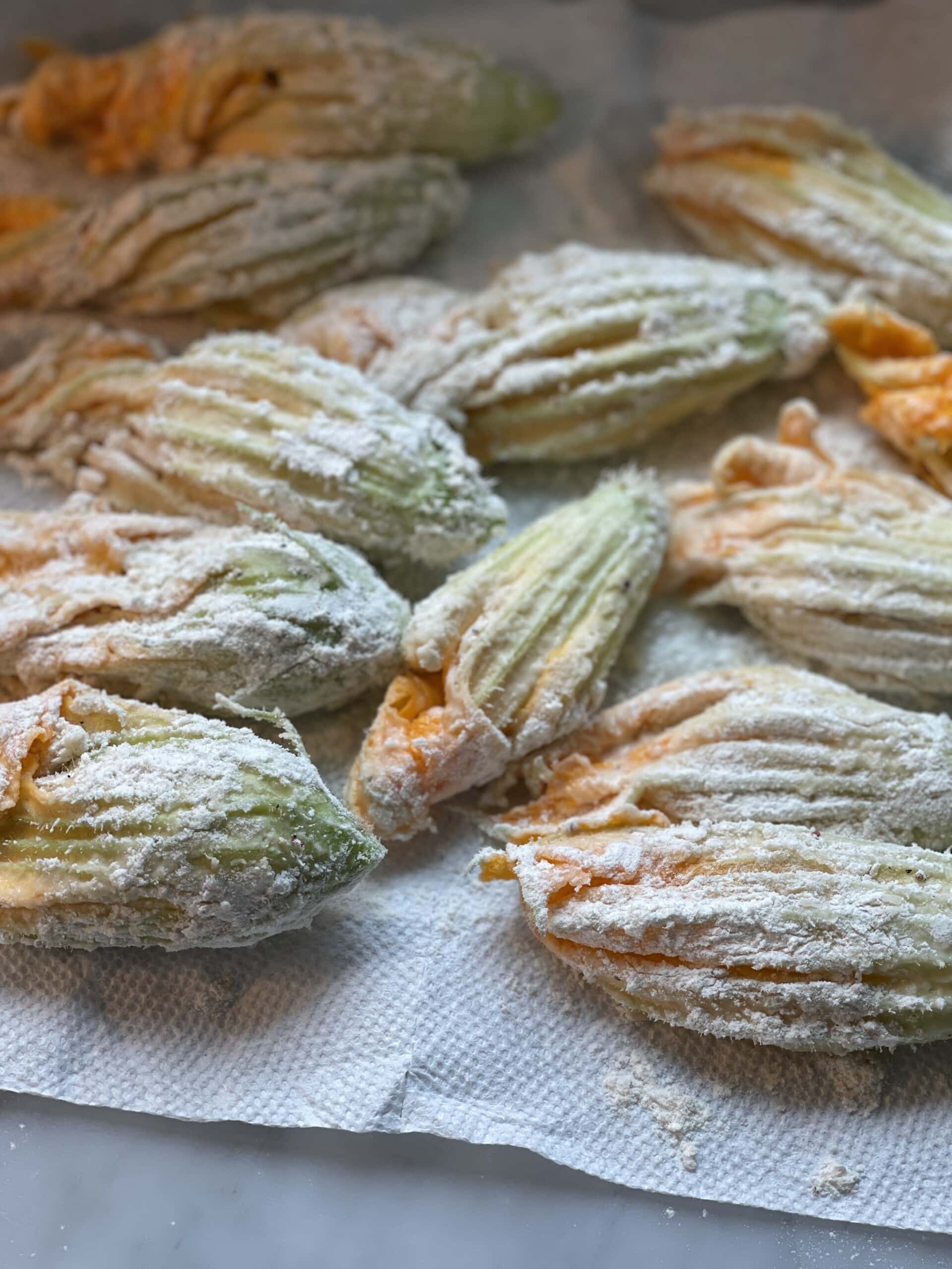 Air Fried Stuffed Zucchini Flowers Sweet Savory and Steph