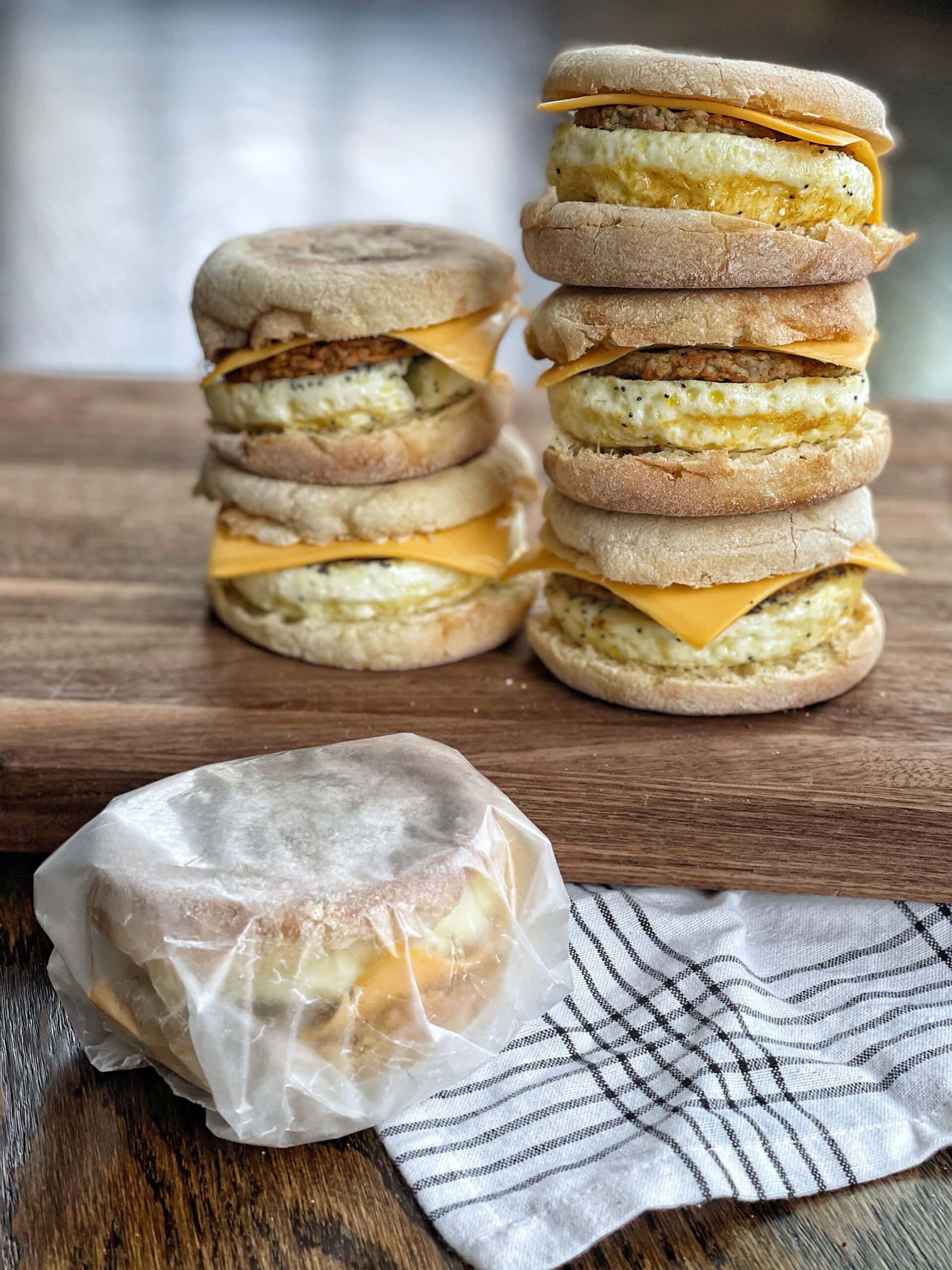 Healthy Make Ahead Breakfast Sandwiches - Kim's Cravings