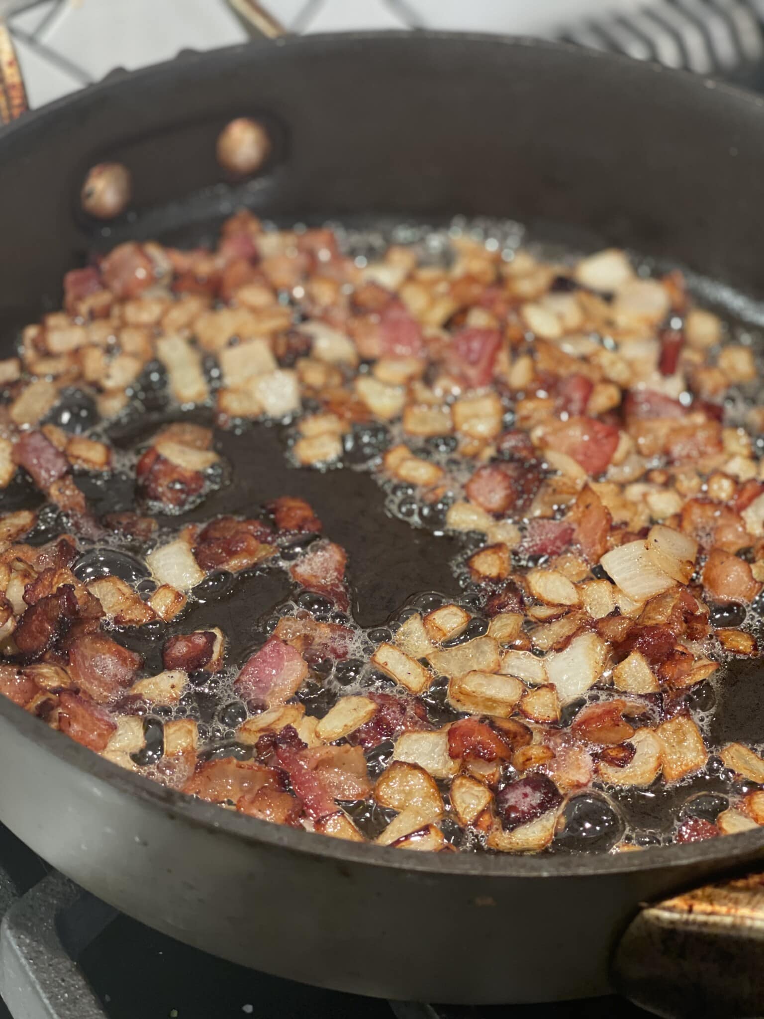 LightenedUp Shrimp and Cheesy Grits Sweet Savory and Steph