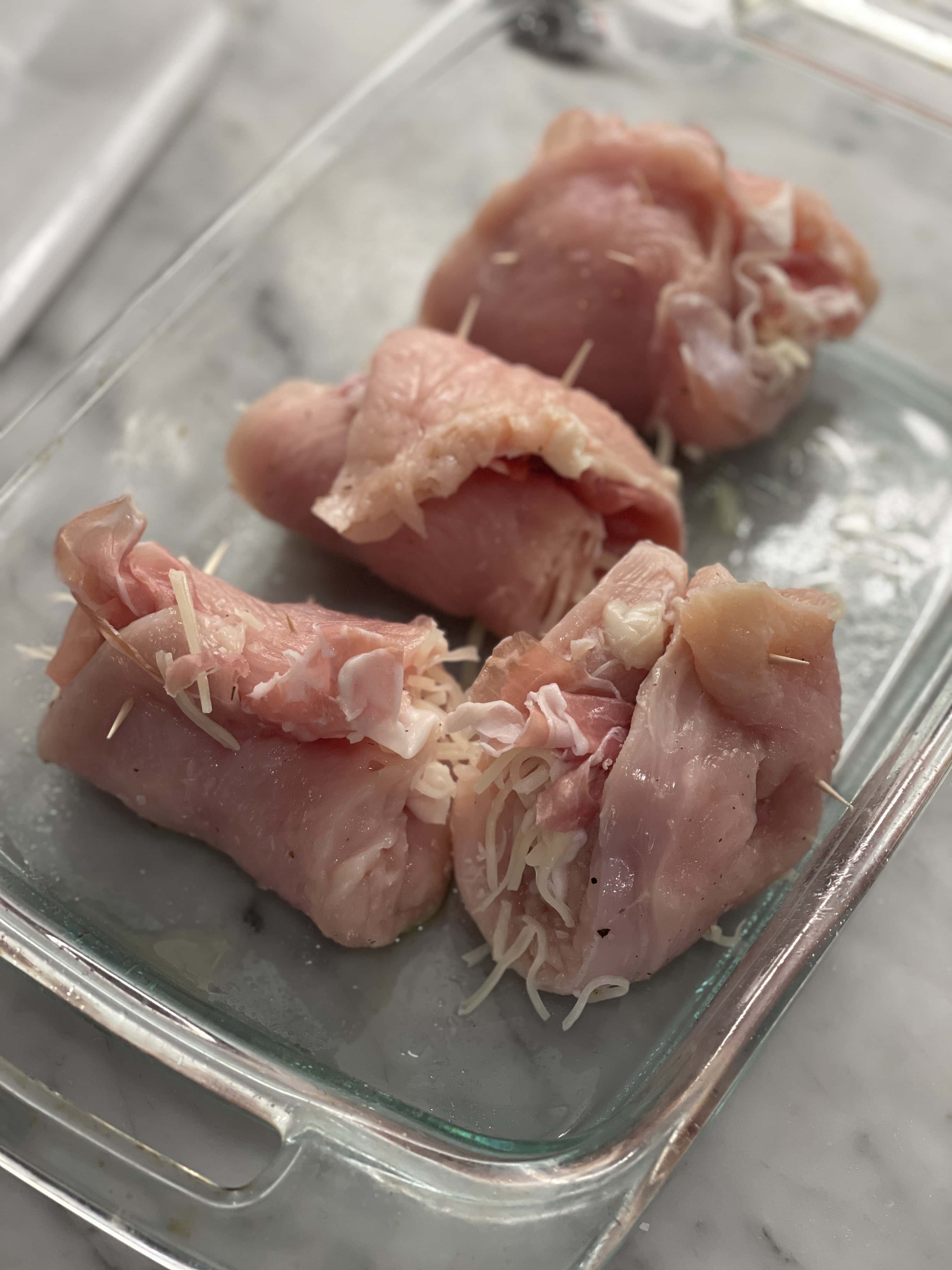 Prosciutto and Mozzarella Stuffed Chicken Sweet Savory and Steph