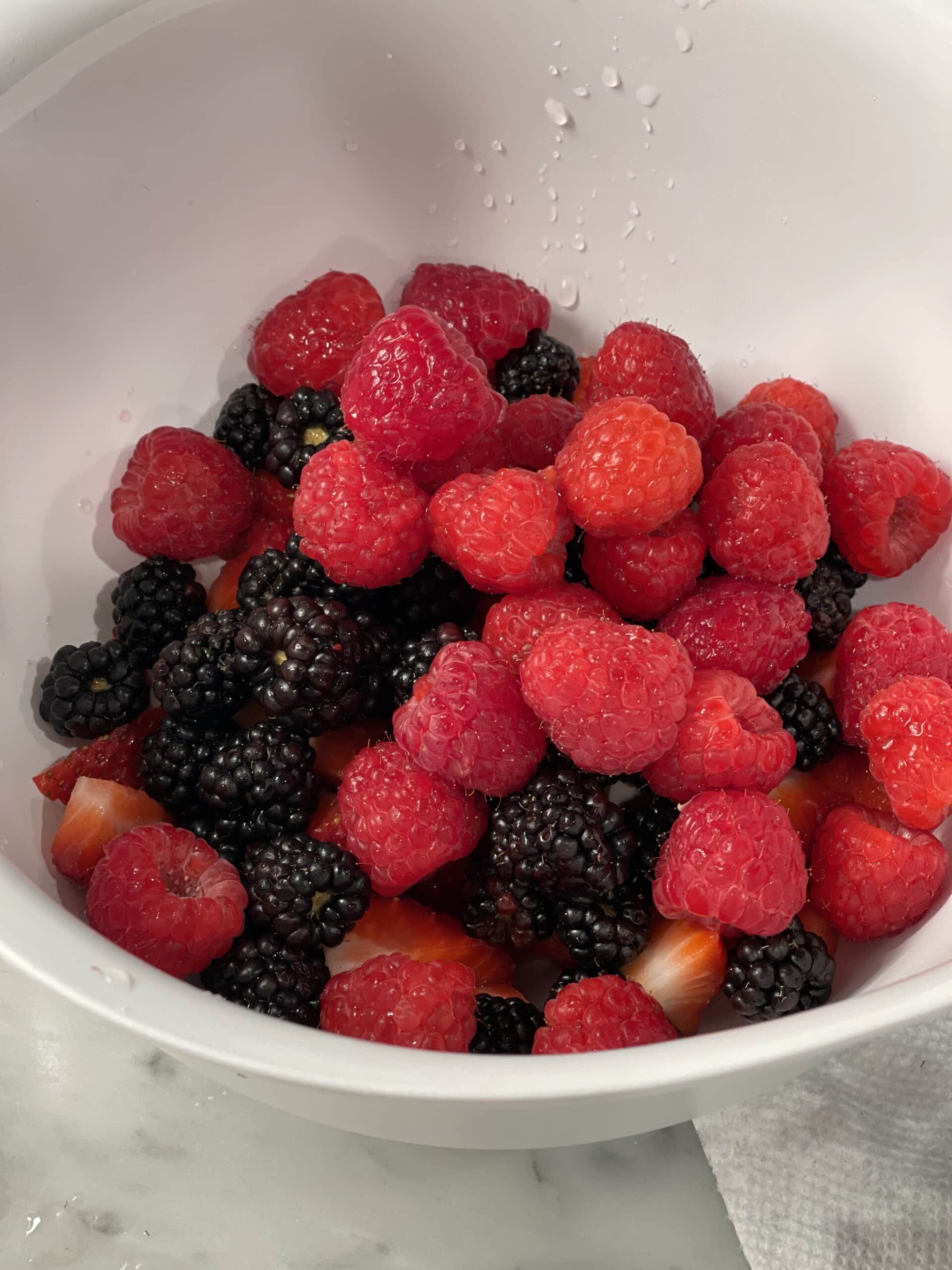 Dessert Shells with Macerated Mixed Berries Sweet Savory and Steph