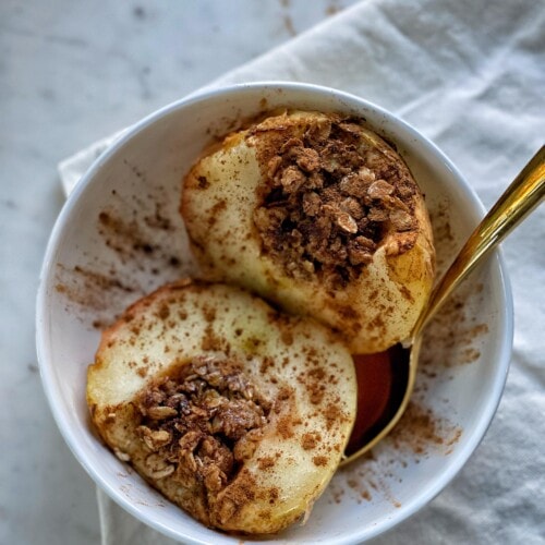 baked apple for one