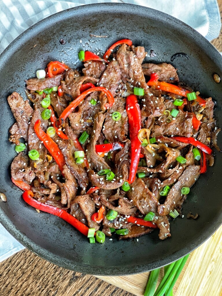 one pan pepper steak