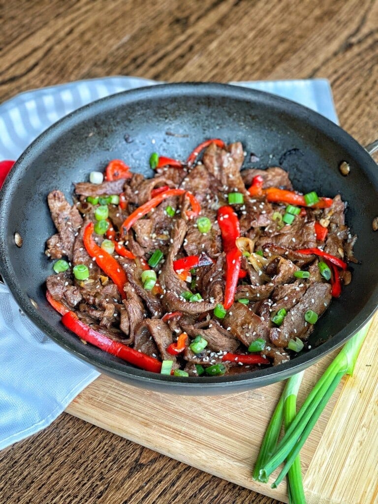 one pan pepper steak