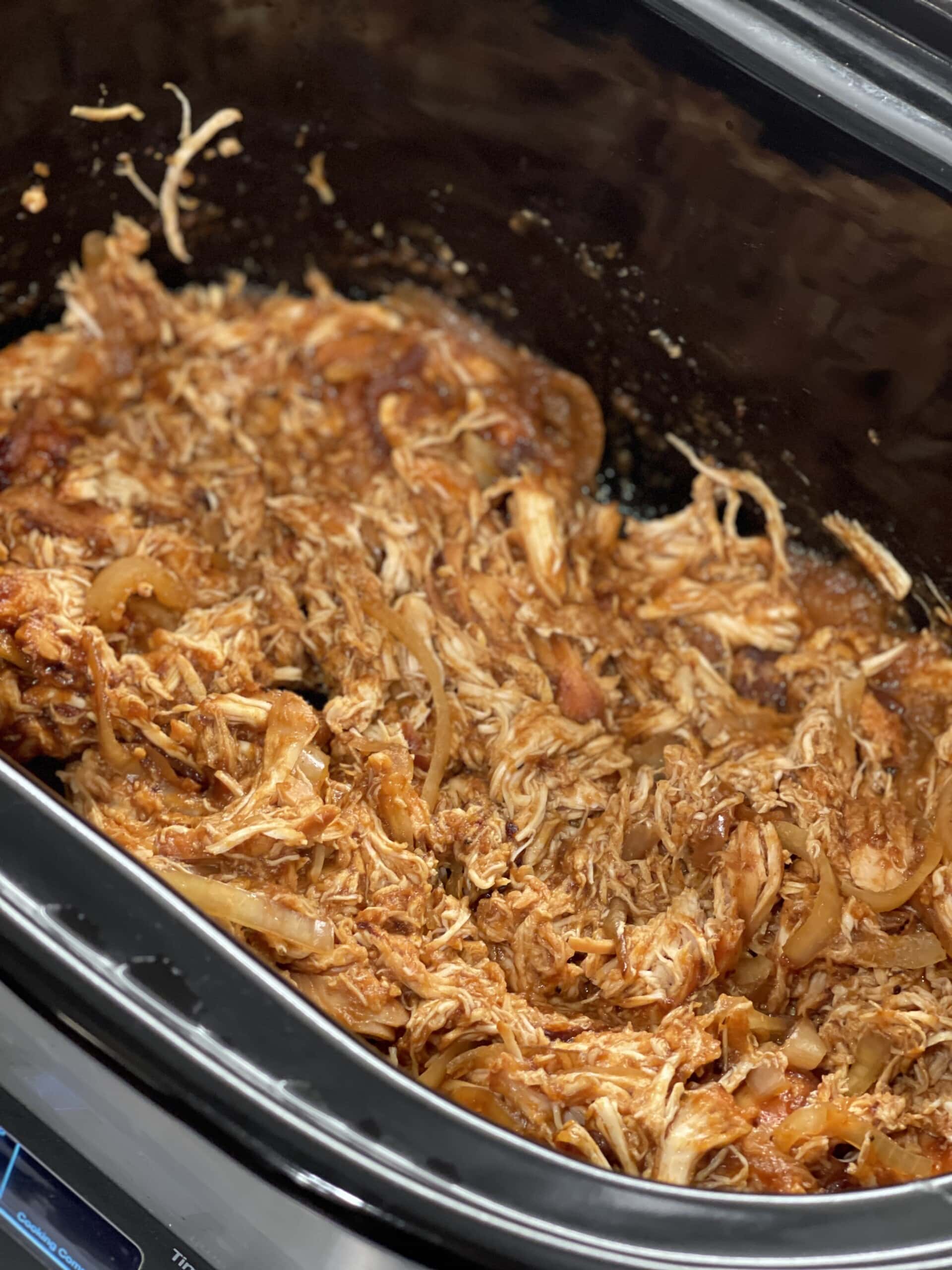 slow cooker pulled bbq chicken