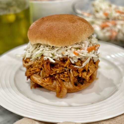 slow cooker pulled bbq chicken
