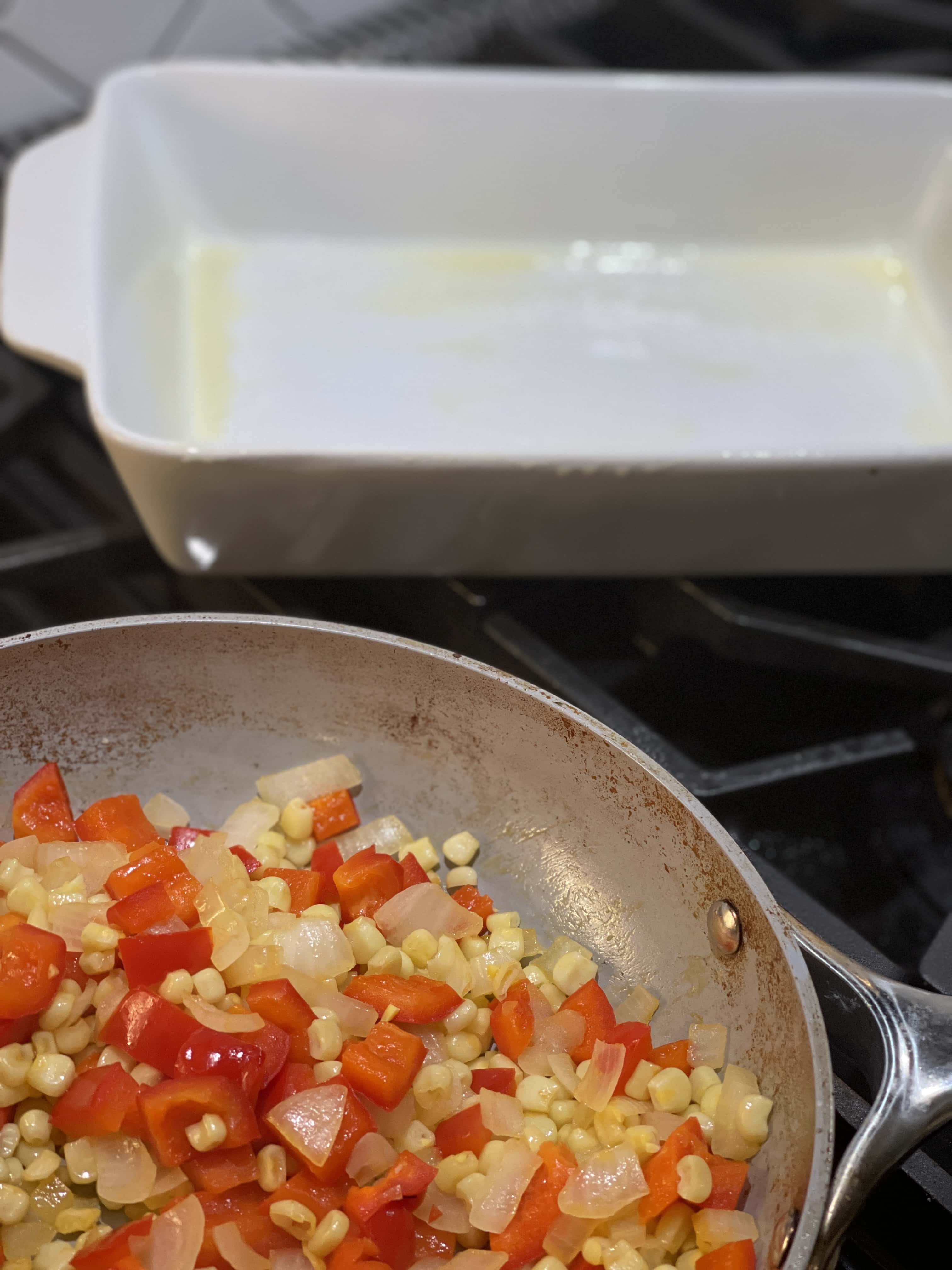 Corn and Cheddar Egg Bake - Sweet Savory and Steph
