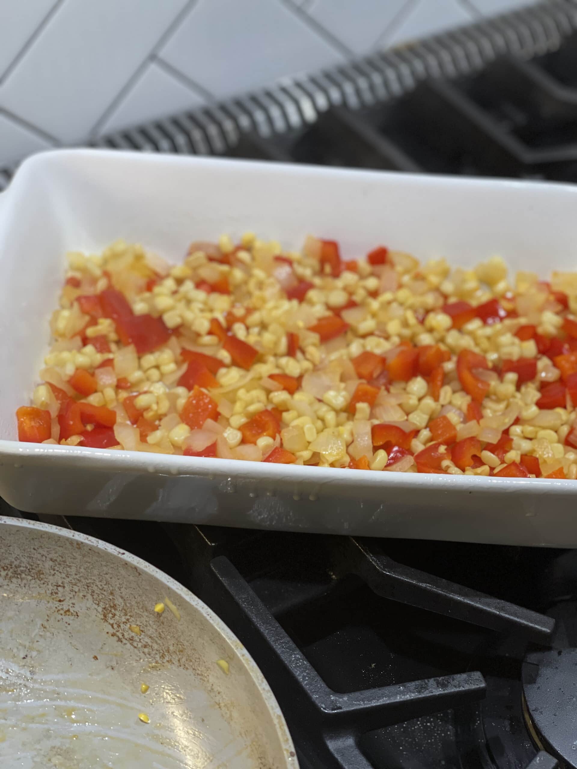 Corn and Cheddar Egg Bake - Sweet Savory and Steph