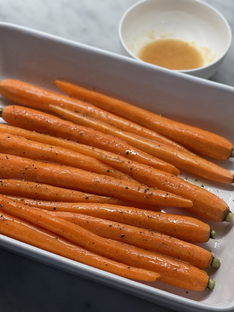 maple ginger carrots