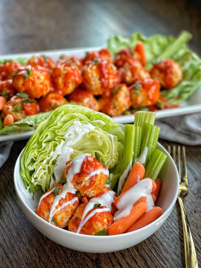 buffalo ranch chicken meatballs