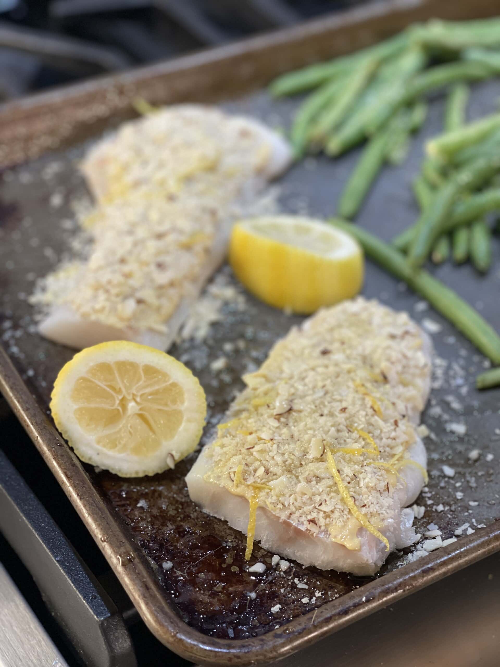 almond crusted cod