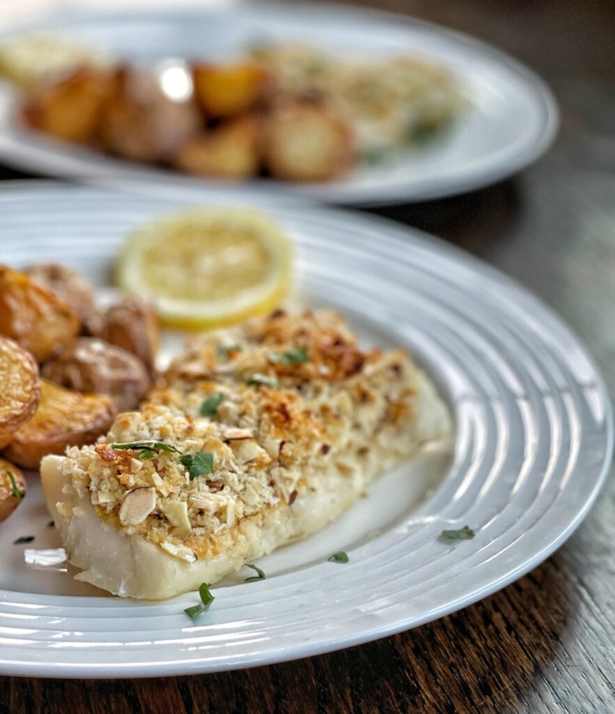 almond crusted cod