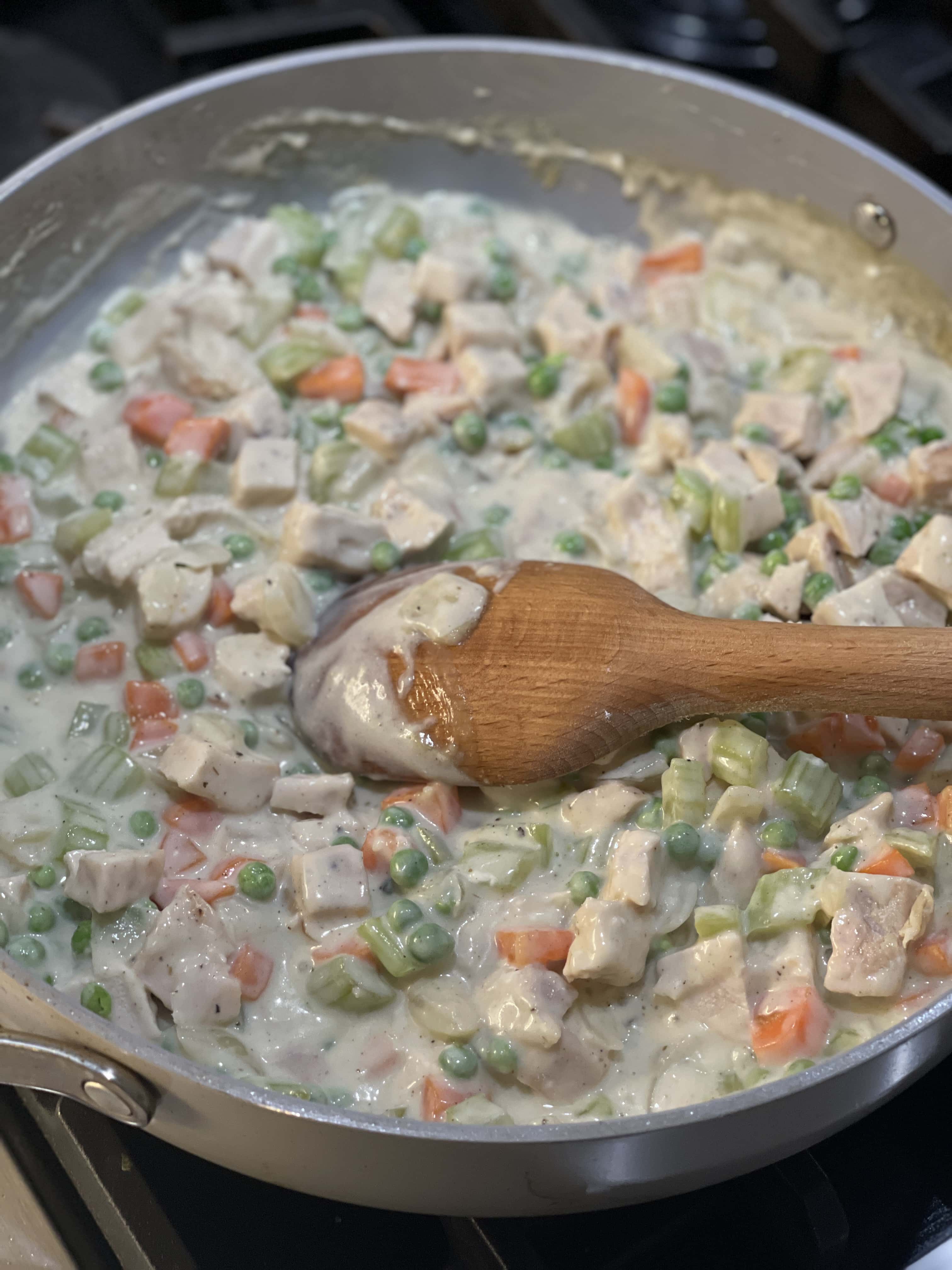 Healthier Chicken Pot Pie Sweet Savory and Steph