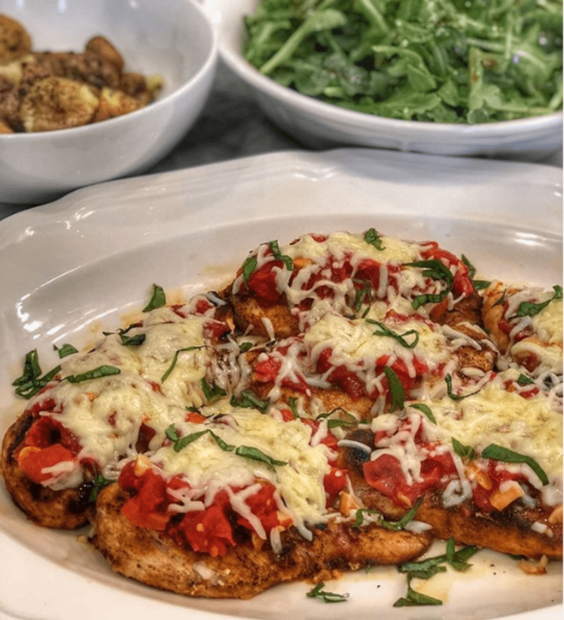 grilled chicken parm Sweet Savory and Steph