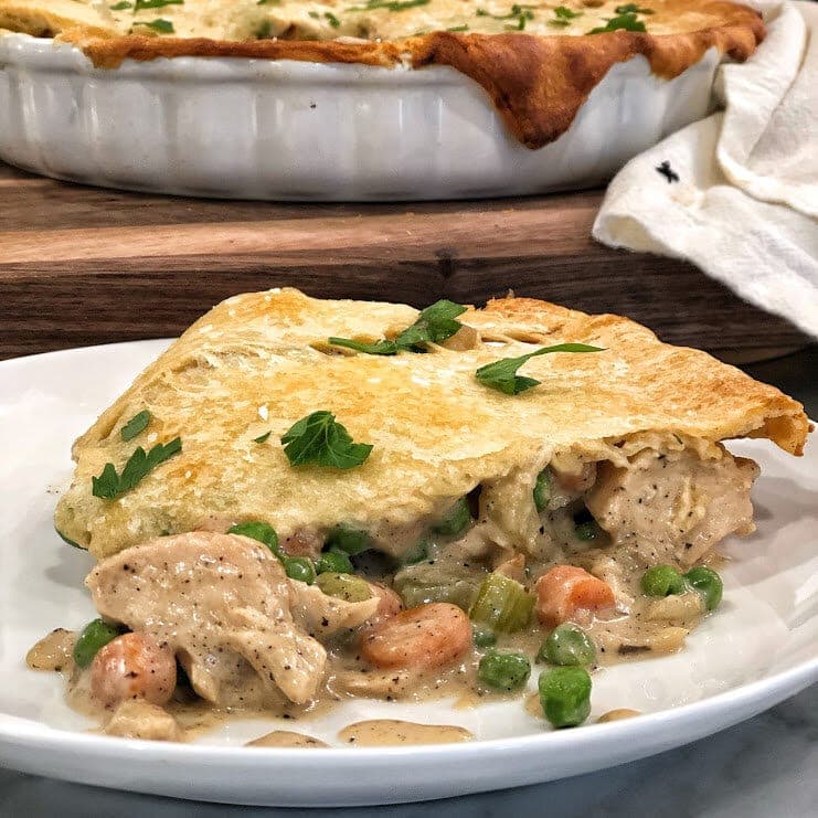 healthier chicken pot pie