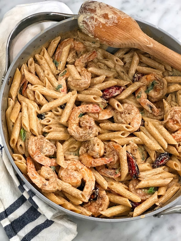 Creamy Cajun Shrimp Pasta Sweet