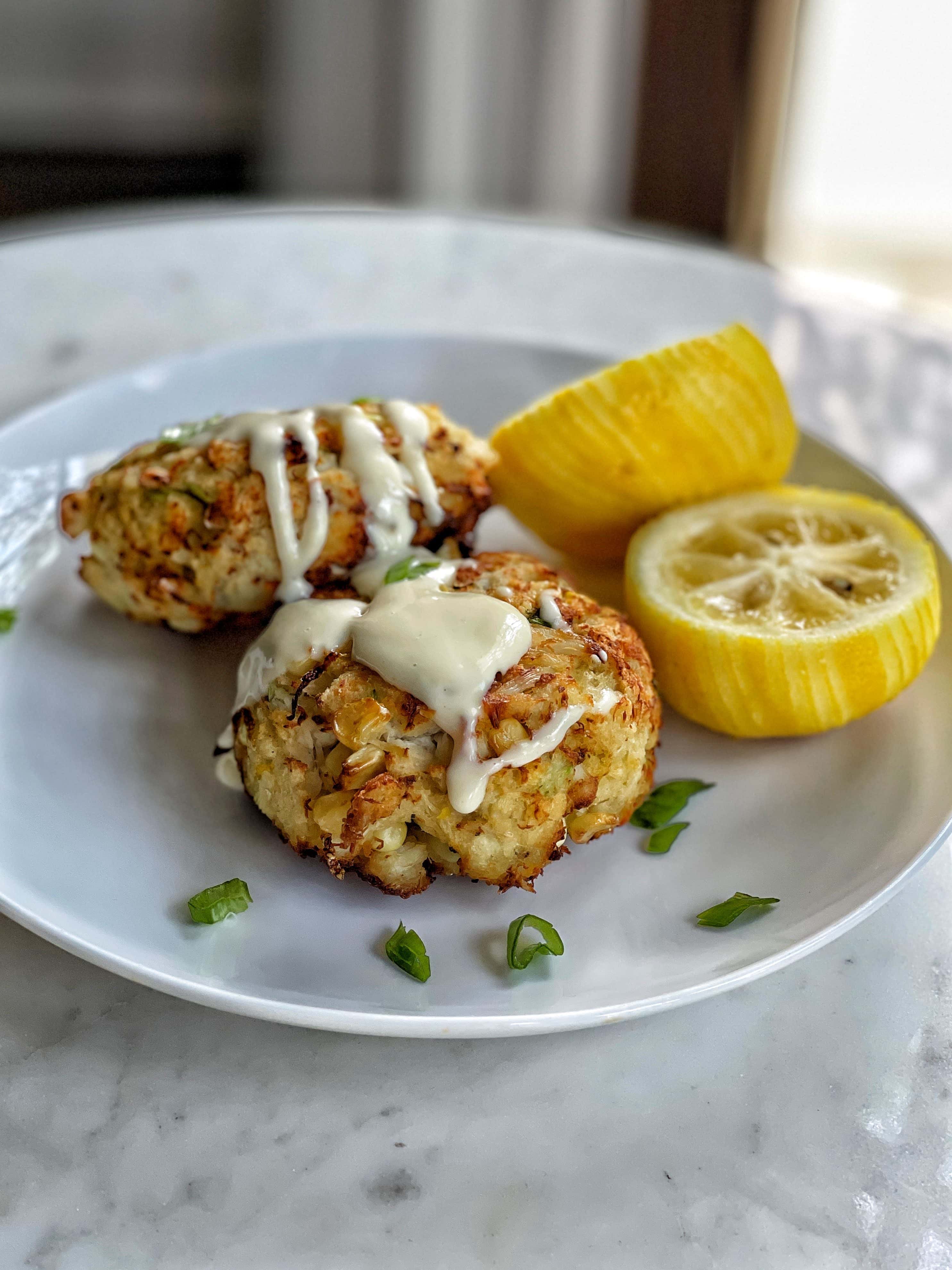 Sweet Corn Crab Cakes Sweet Savory and Steph