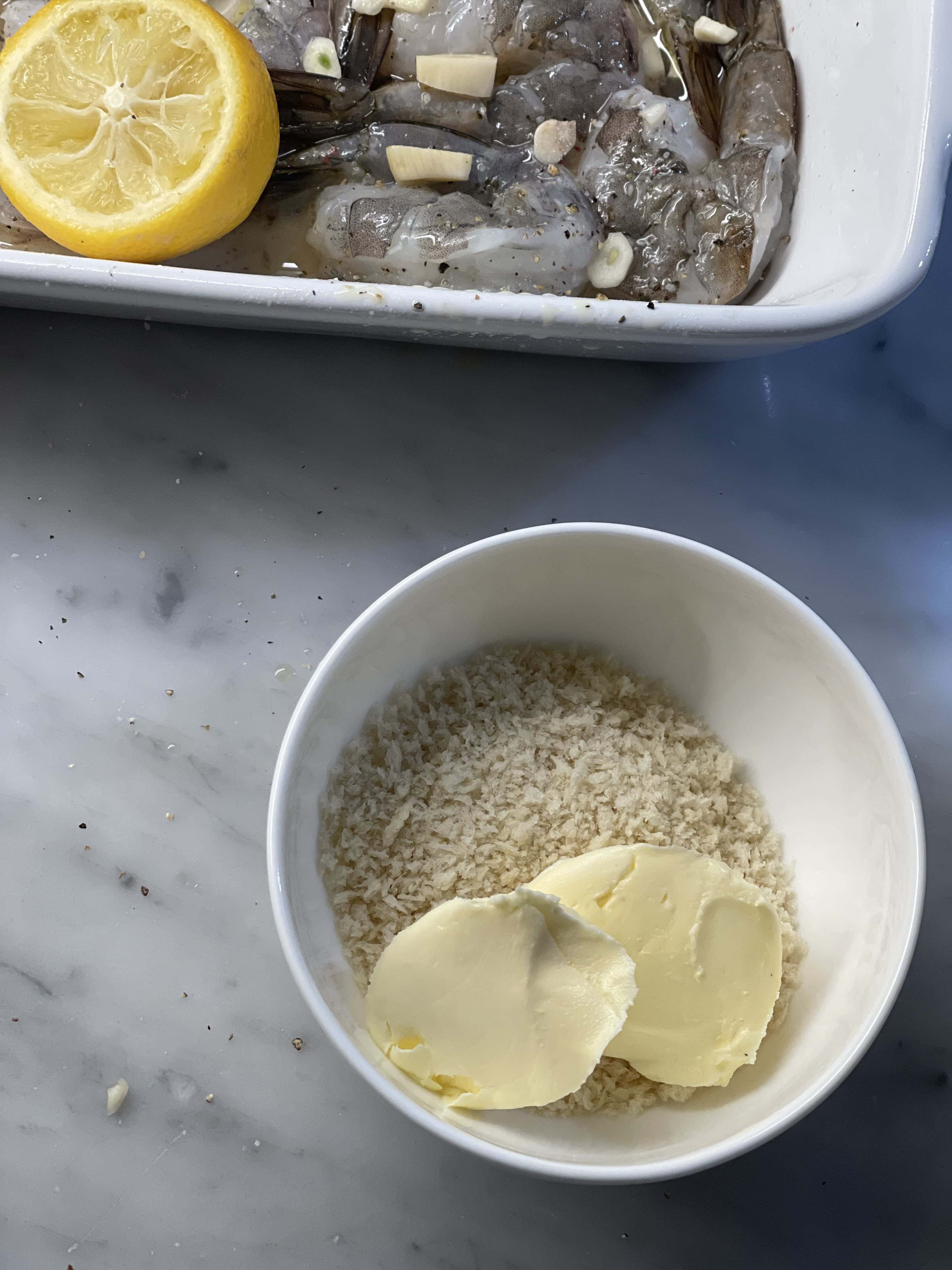 Easy Baked Shrimp Scampi - Sweet Savory and Steph