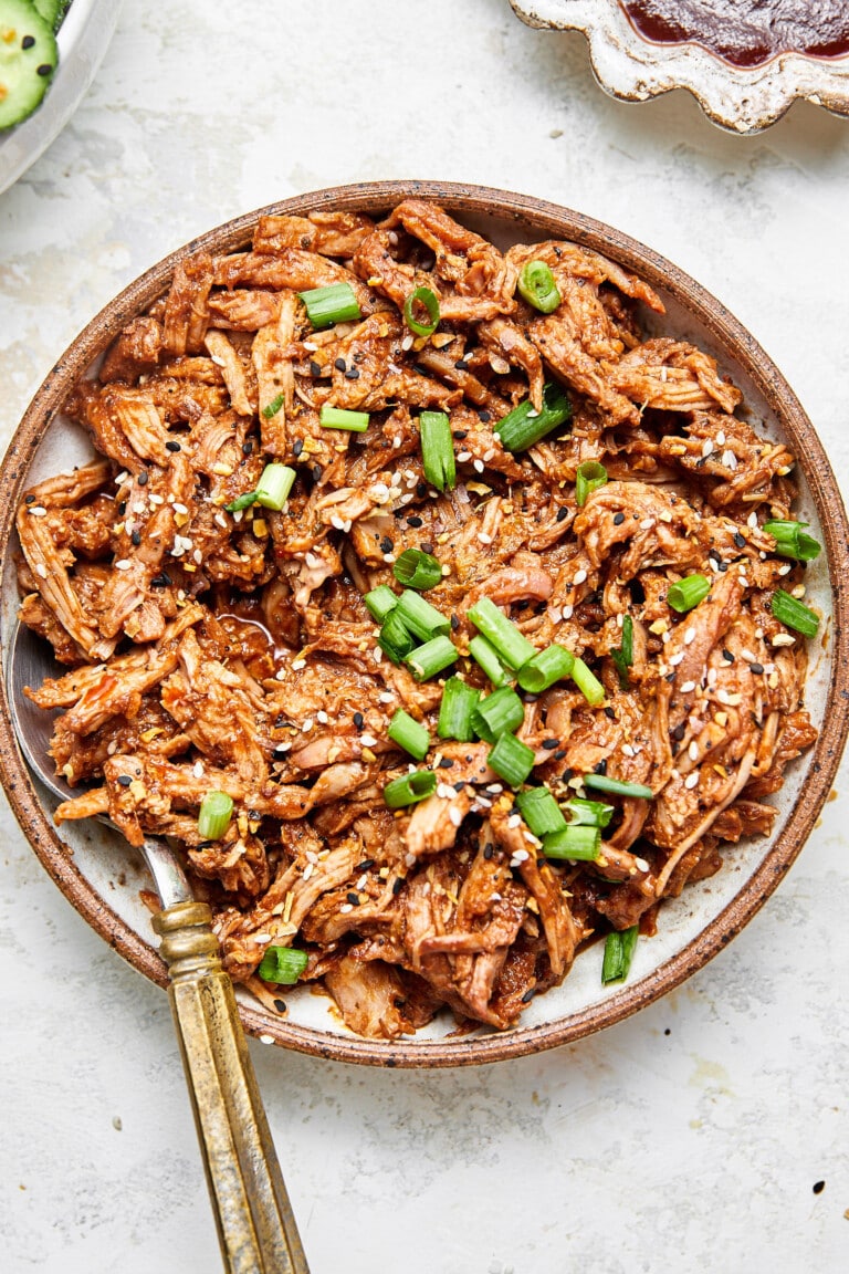 Crockpot Asian Pulled Pork Sweet Savory and Steph