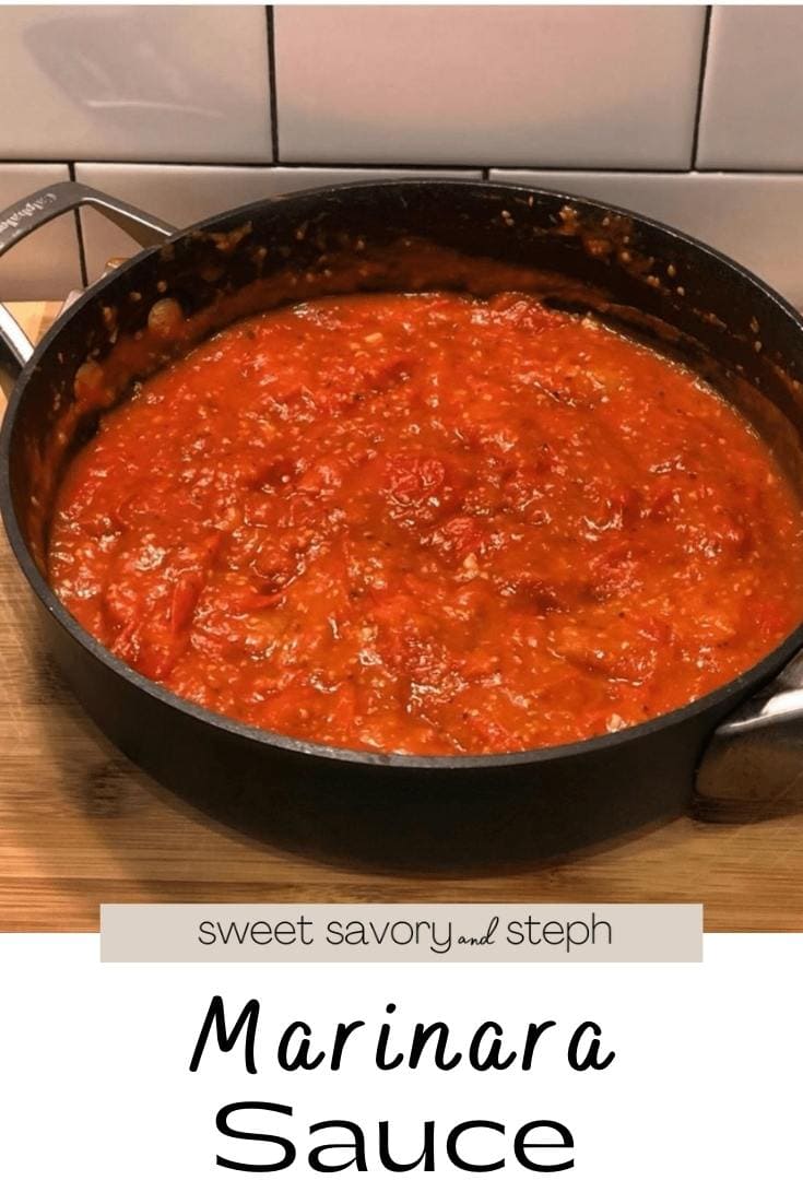 Marinara Sauce Sweet Savory and Steph
