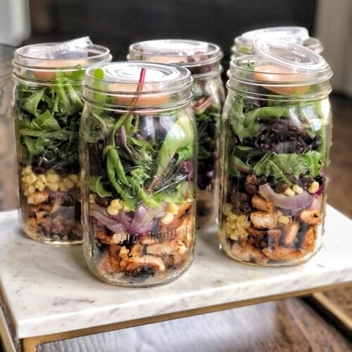 Southwestern Salad in a Jar - Daniel's Plate