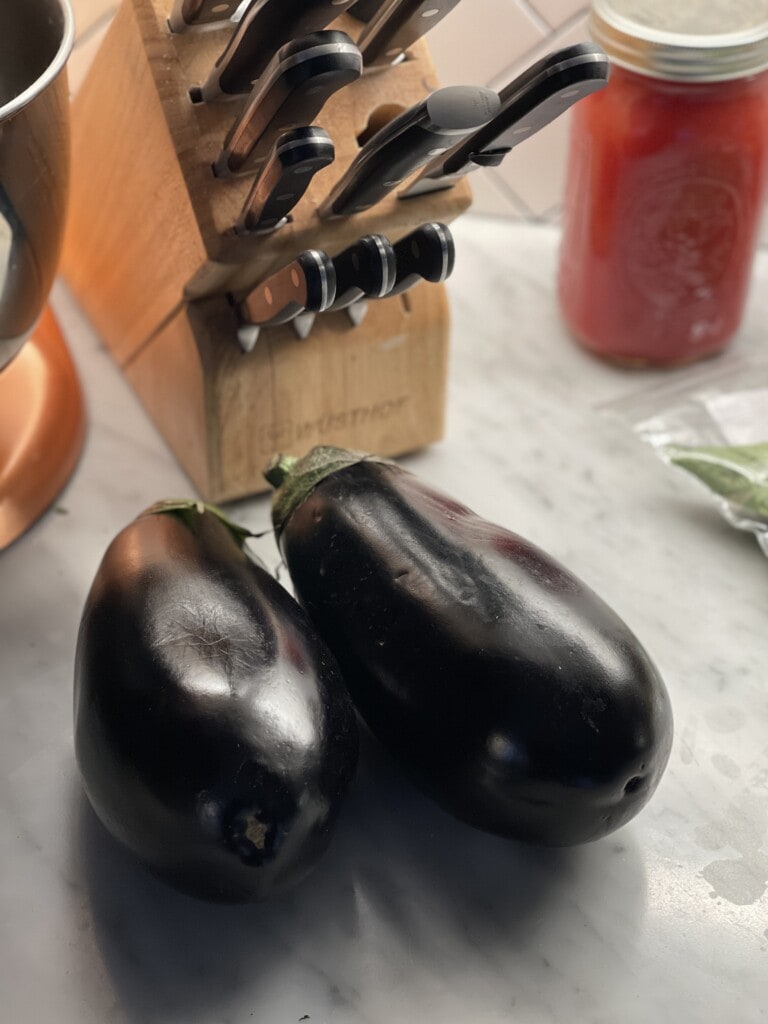 air fried eggplant rollatini