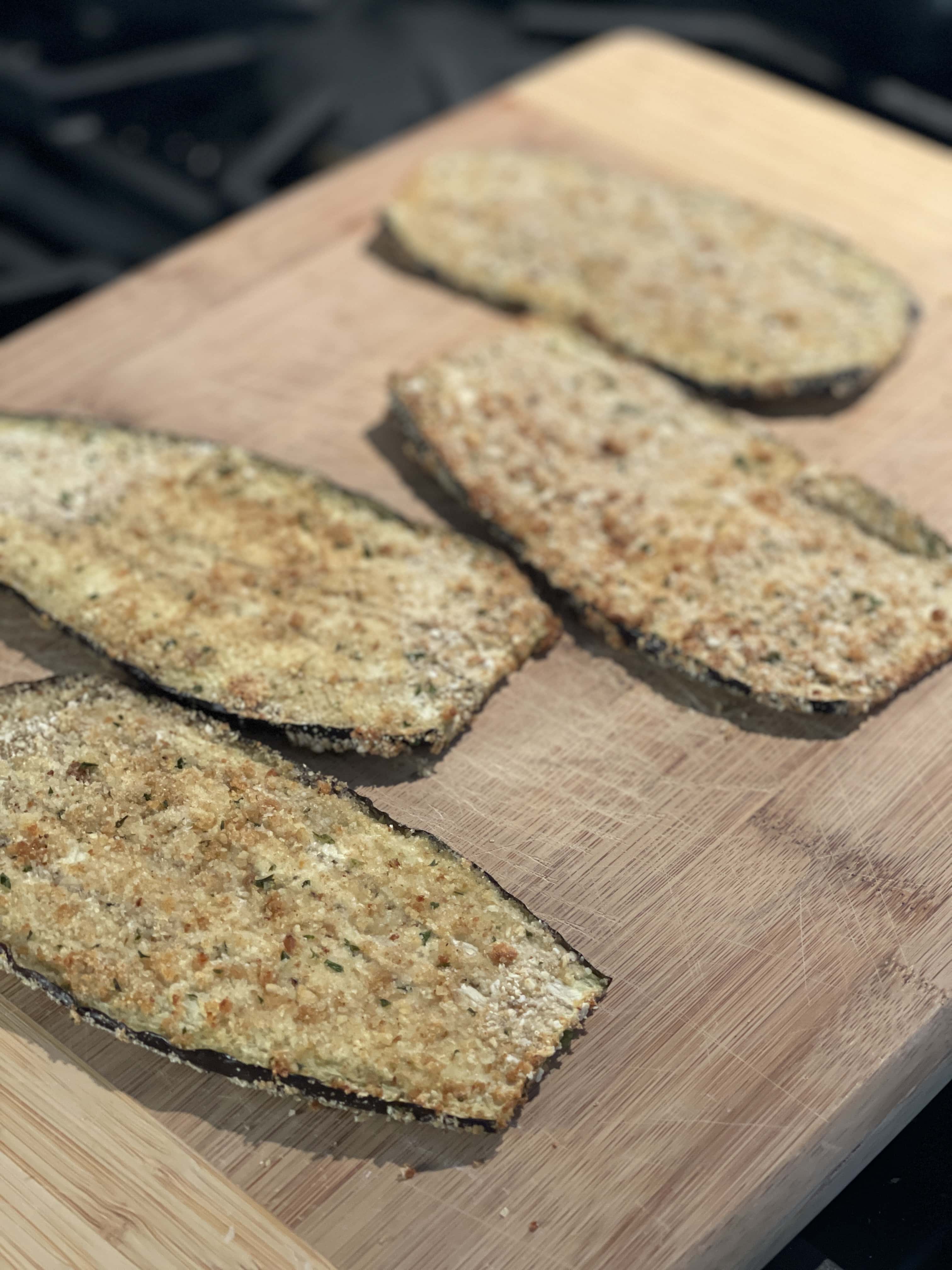 Air Fried Eggplant Rollatini Sweet Savory and Steph