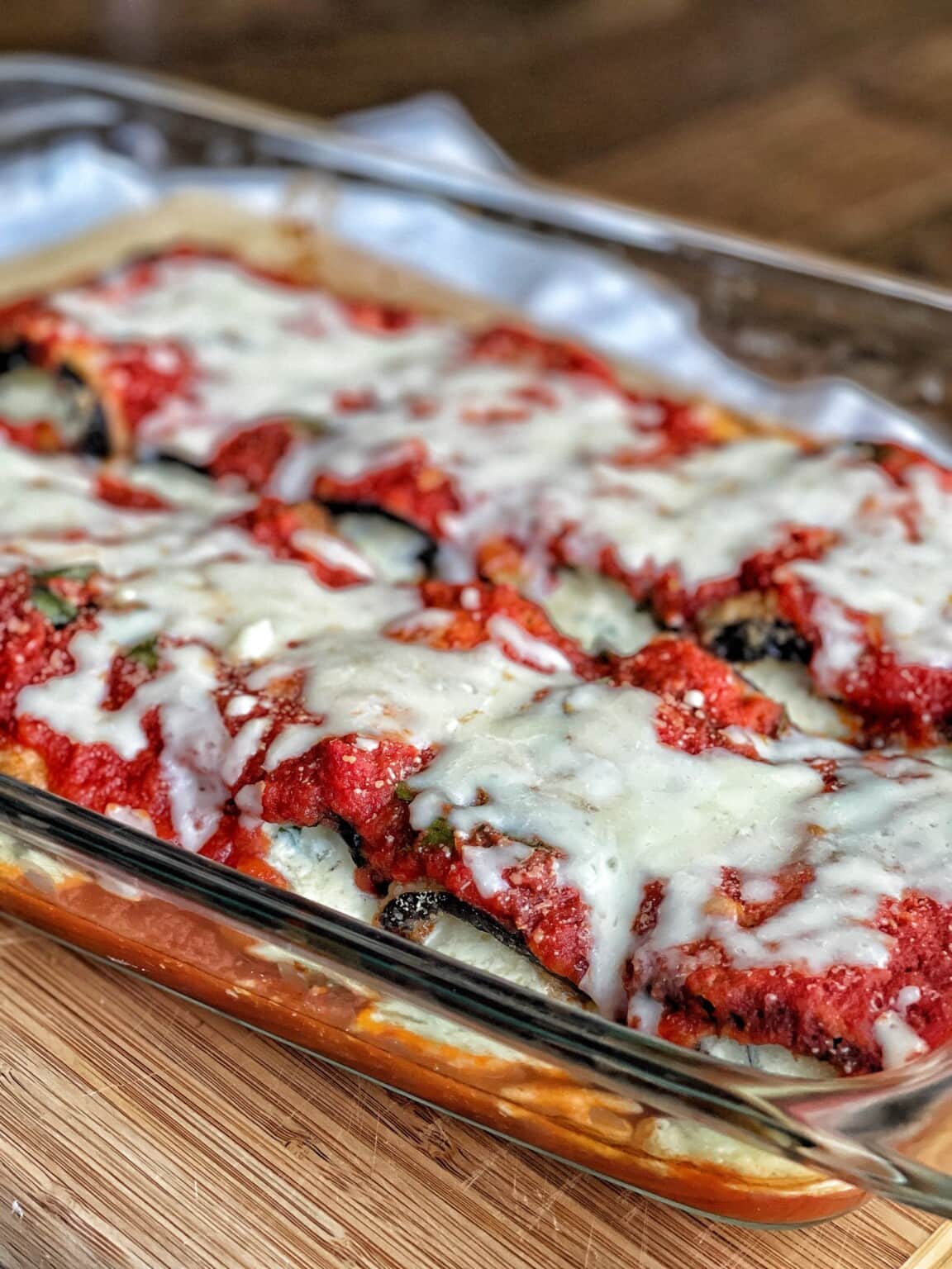 Air Fried Eggplant Rollatini Sweet Savory and Steph