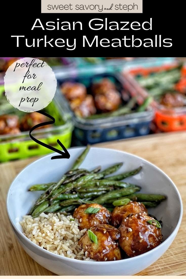 Asian Glazed Turkey Meatballs Sweet Savory and Steph