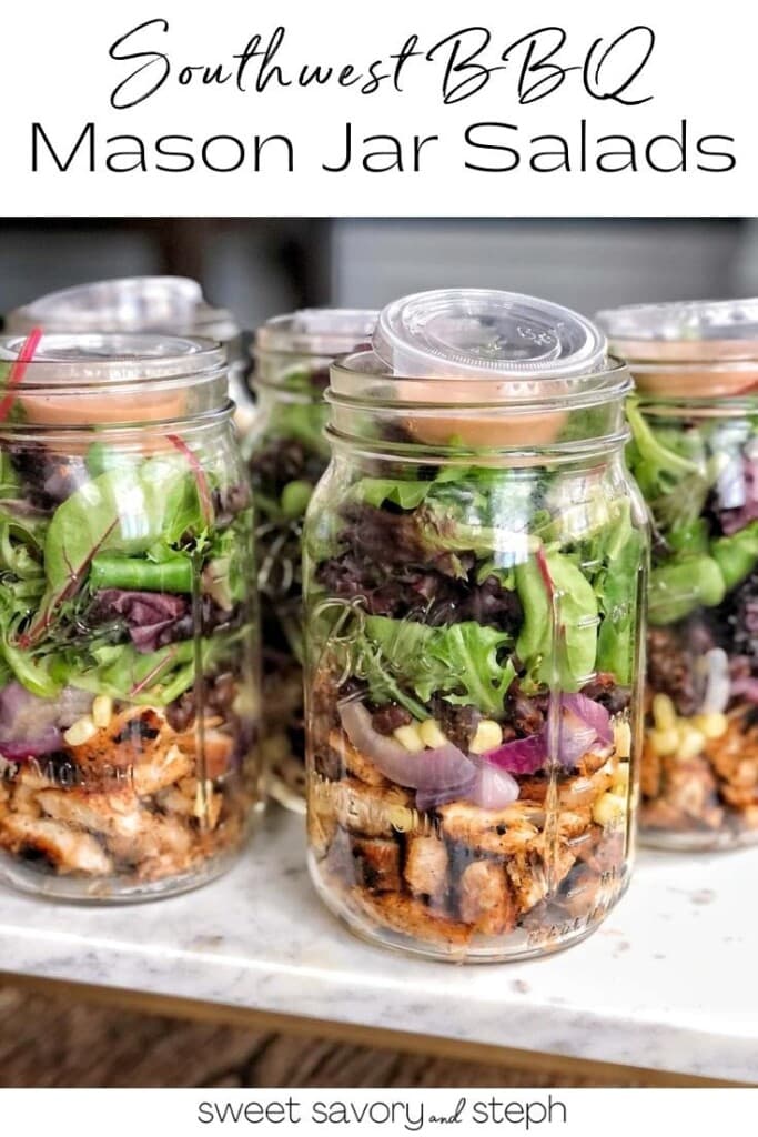 5 MASON JAR Salads Meal Prep for #BuzyBeez 