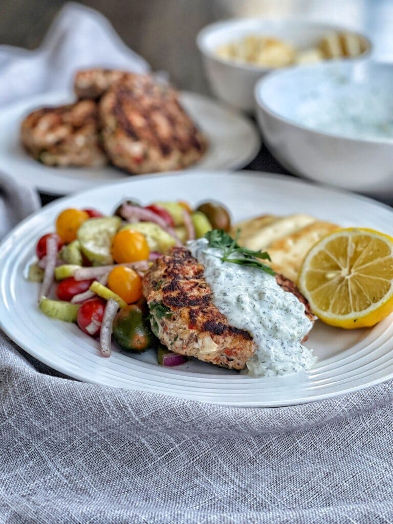 greek turkey burgers