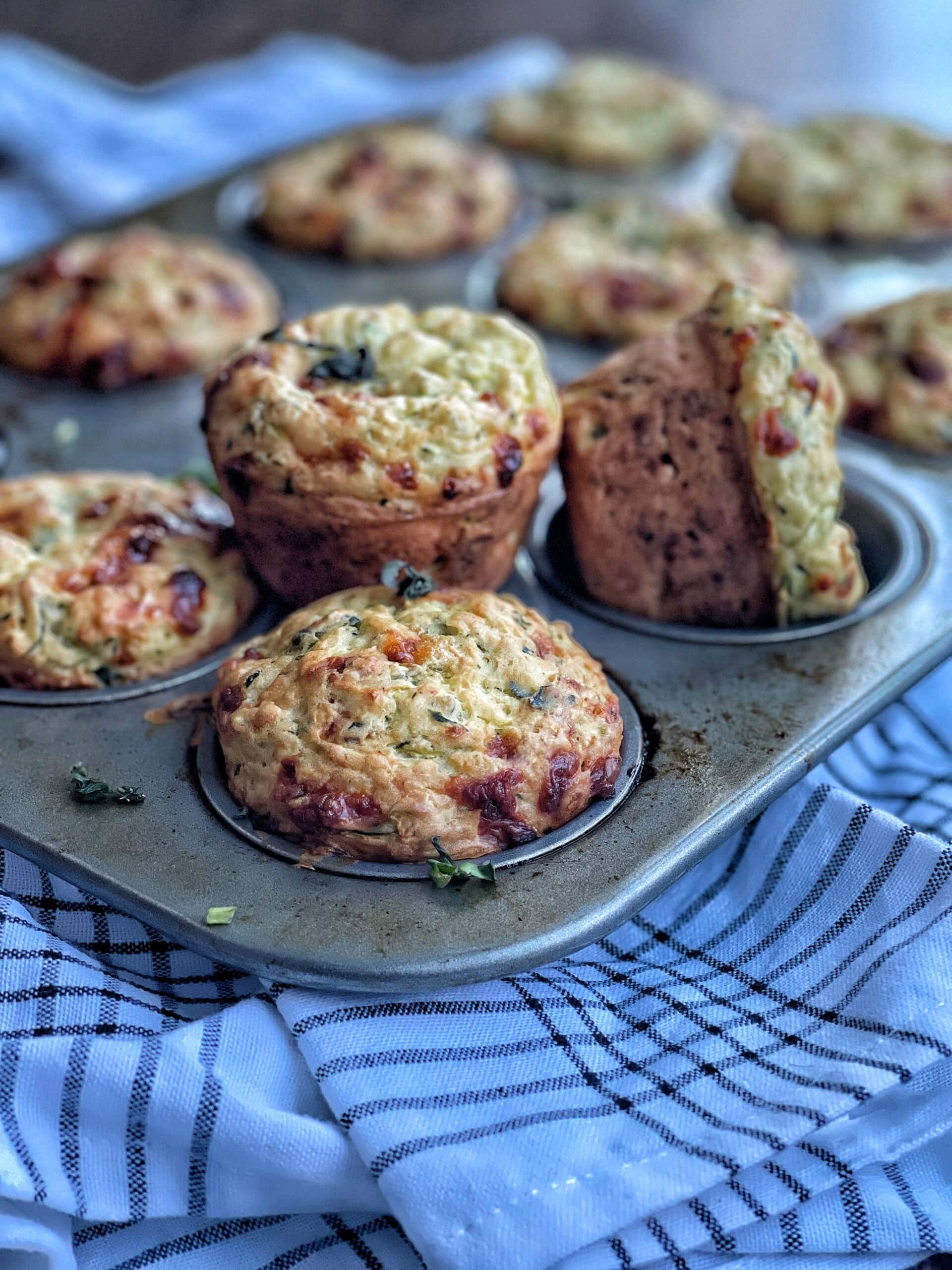 Zucchini Quiche with Hashbrown Crust - Sweet Savory and Steph