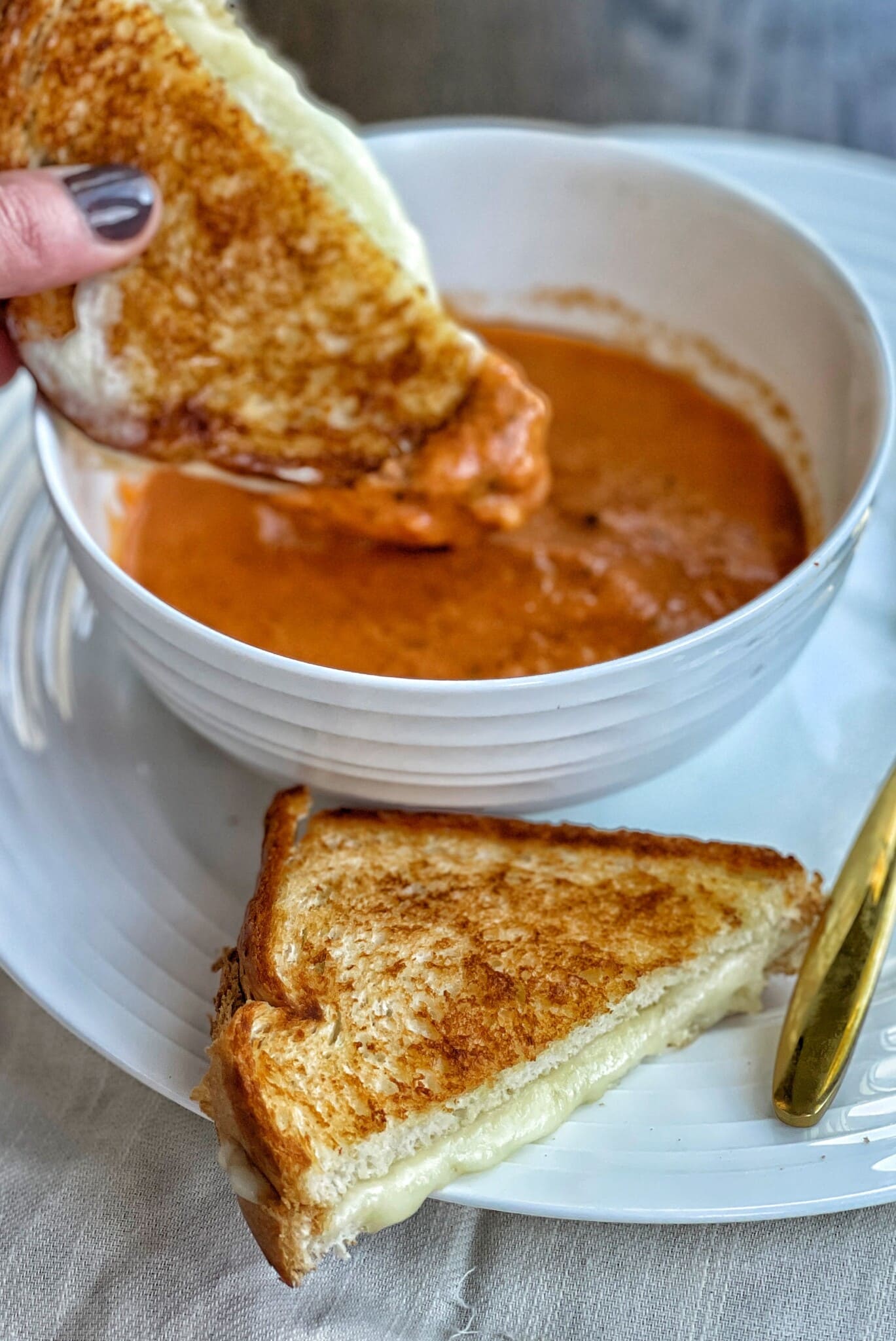 Healthy Tomato Bisque Sweet Savory and Steph