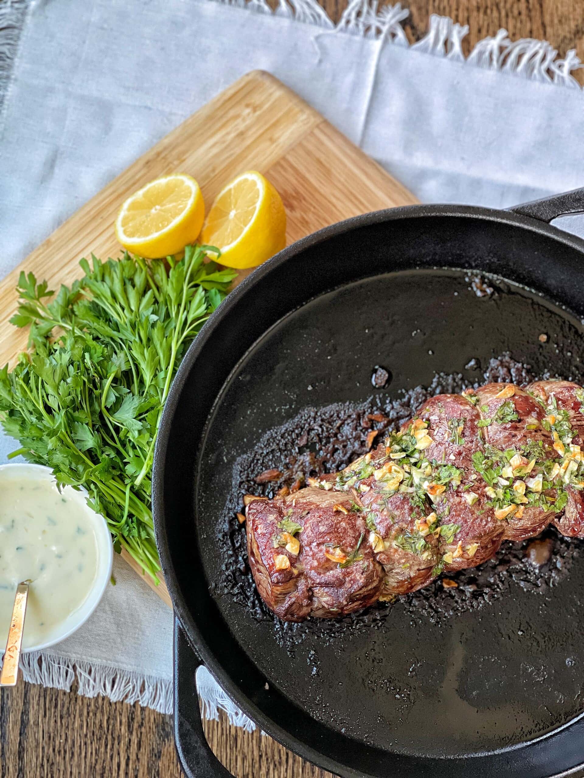 Buttery Herb Crusted Beef Tenderloin Sweet Savory And Steph