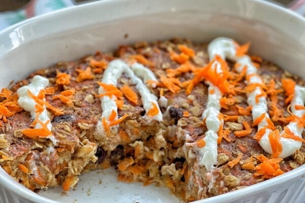 carrot cake baked oatmeal