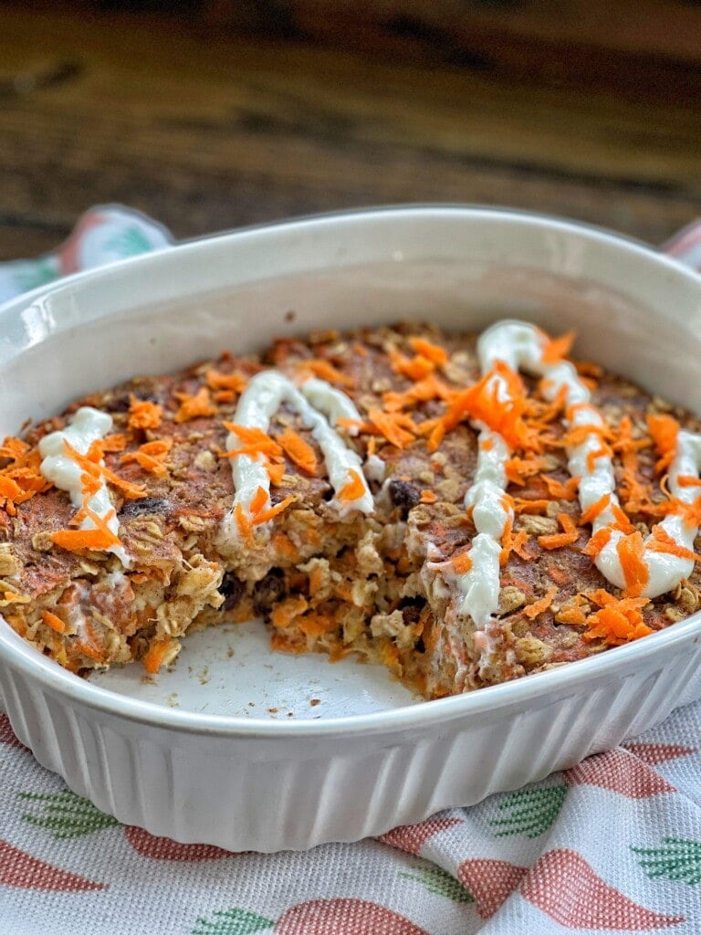 carrot cake baked oatmeal