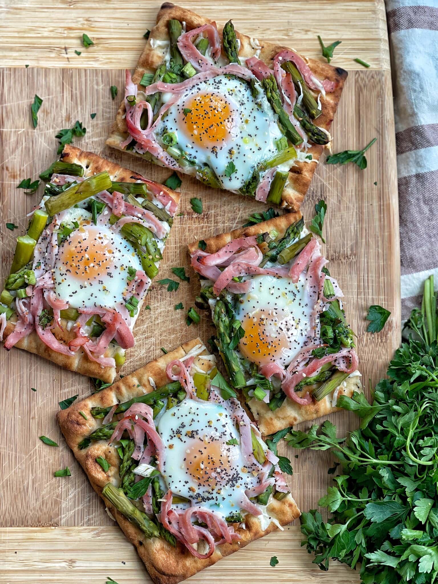 Spring Breakfast Flatbreads Sweet Savory and Steph