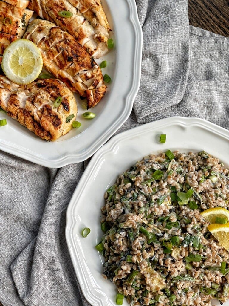 farro salad