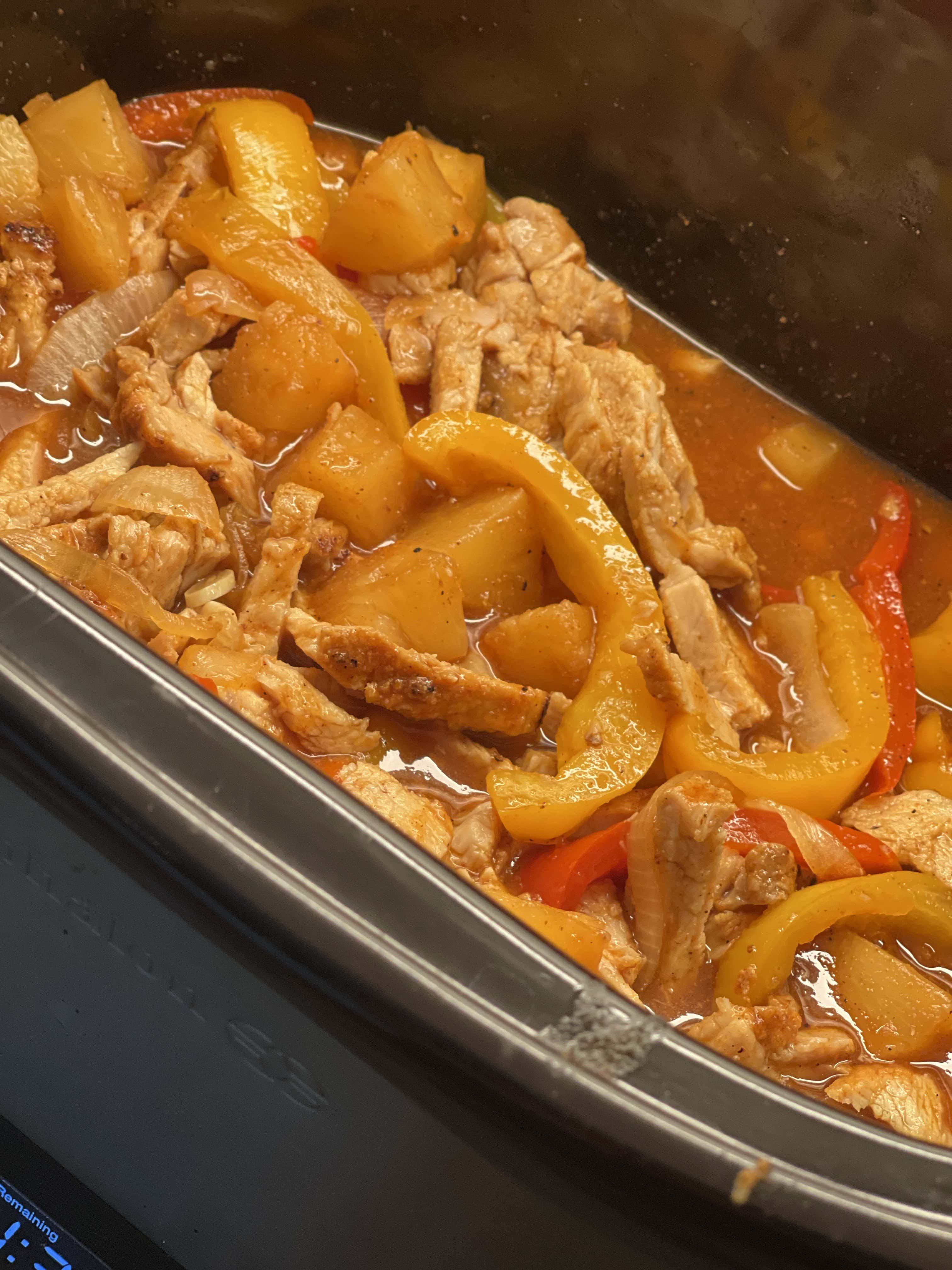 Slow Cooker Hawaiian Pork Sweet Savory and Steph