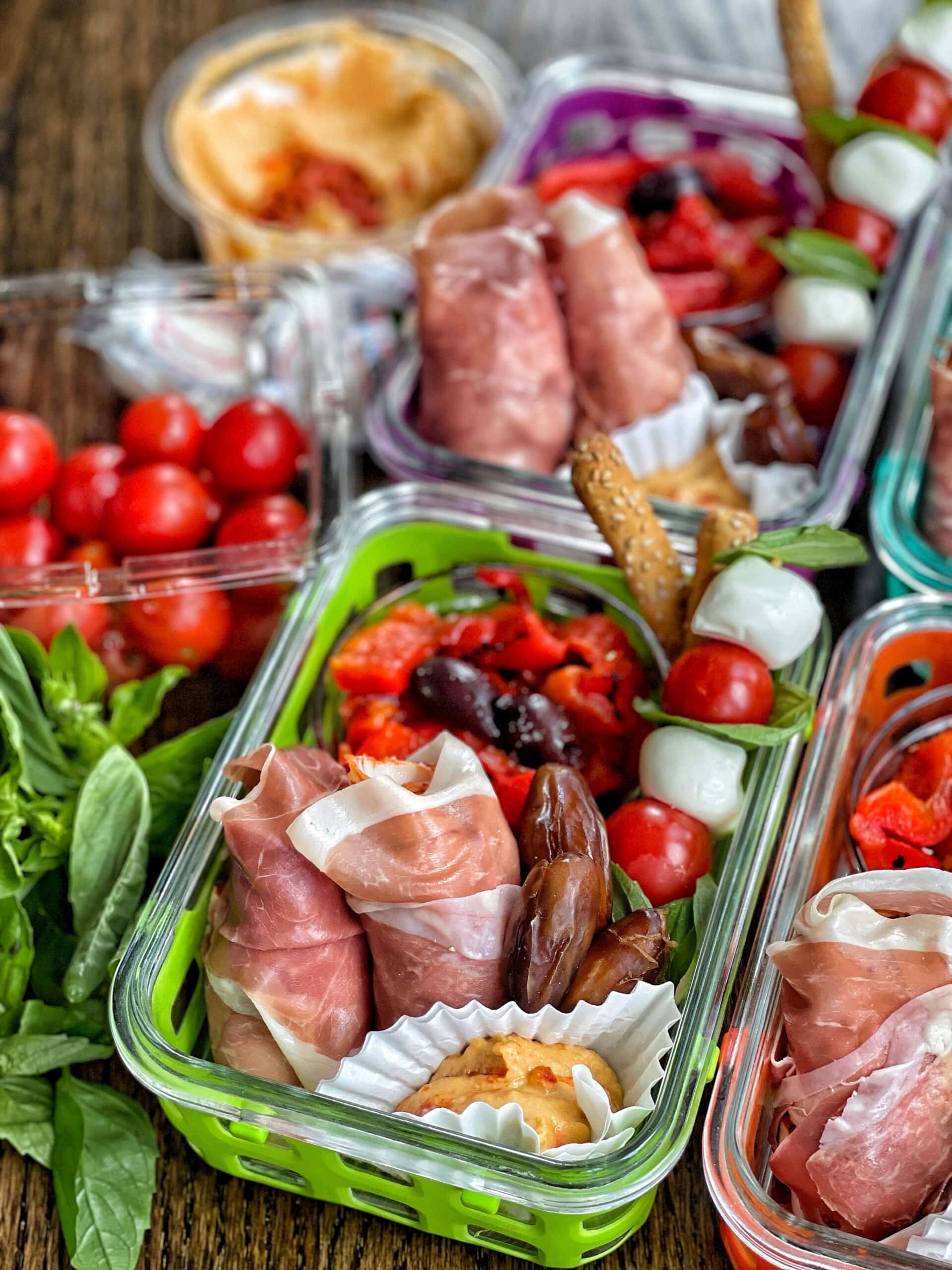 Italian Inspired Grown-Up Lunchable Box - Sweet Savory and Steph