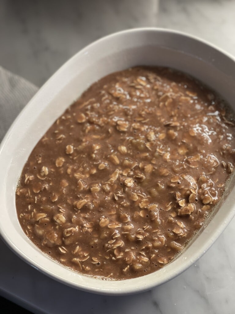 dark chocolate baked oatmeal