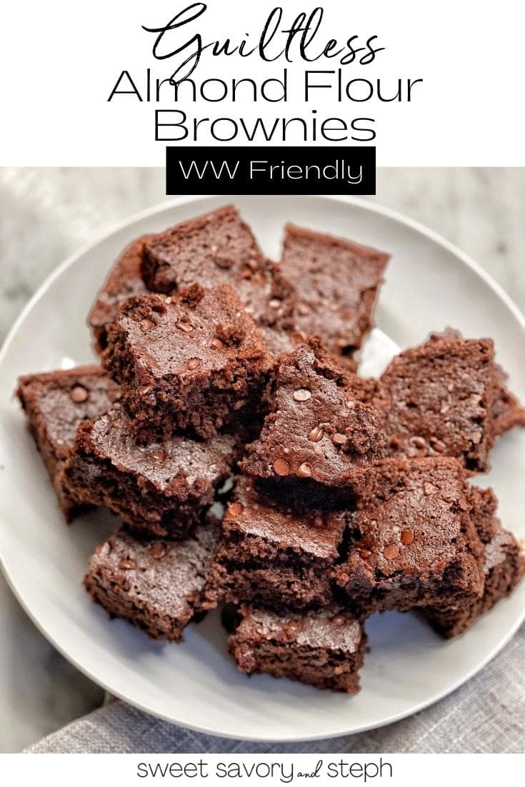 Guiltless Almond Flour Brownies Sweet Savory and Steph