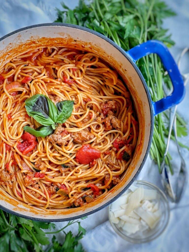 one pot spaghetti