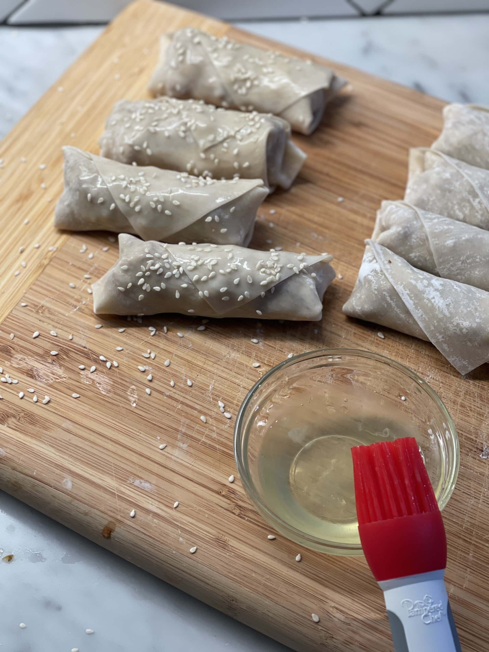 Air Fried Pork Egg Rolls Sweet Savory and Steph