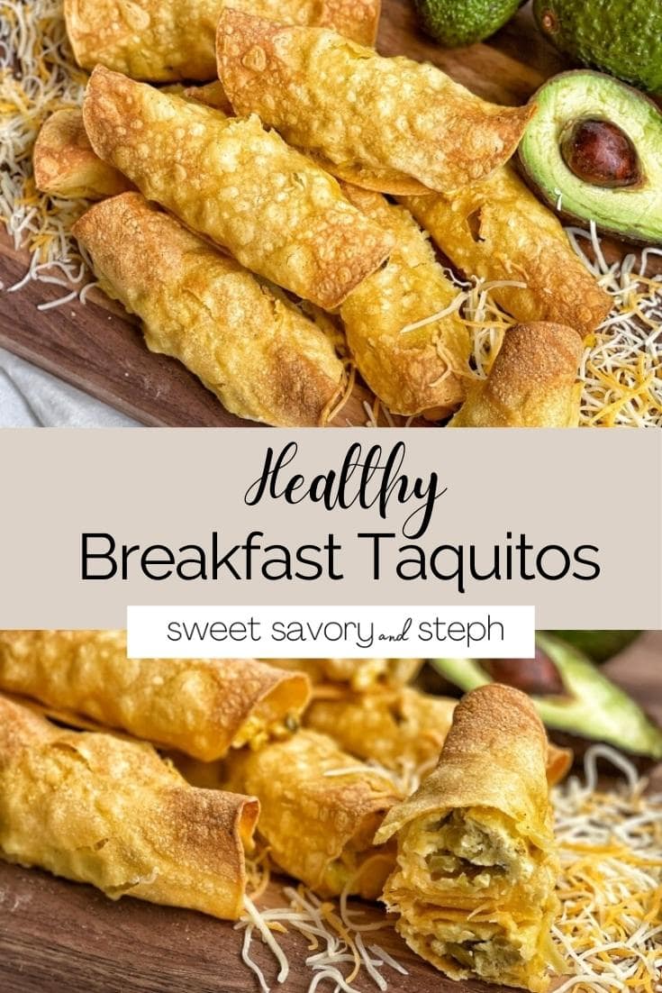 Healthy Breakfast Taquitos Sweet Savory and Steph