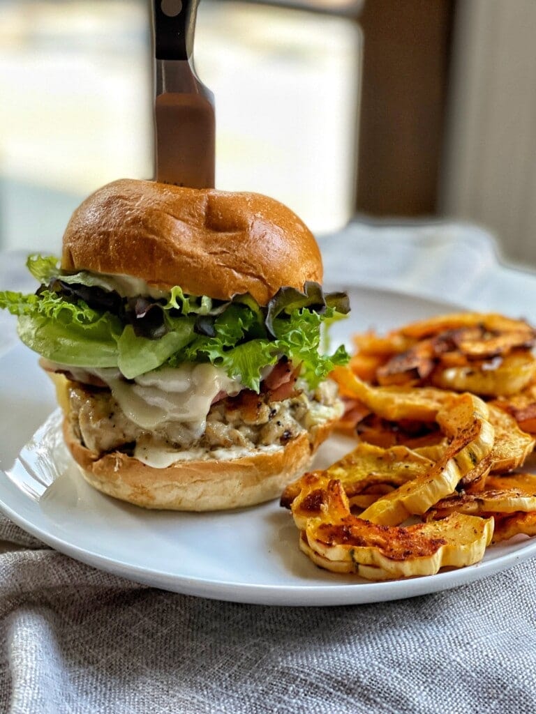 cordon bleu burger